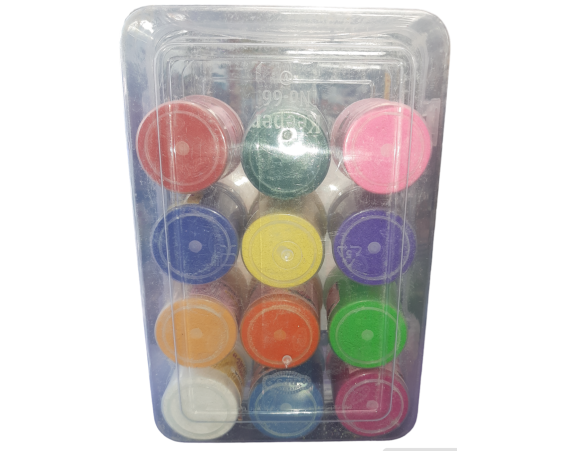 Rangoli Powder 12 Color Set (100 gms)
