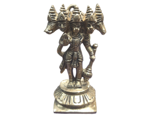 Hanuman Idol (Brass) 4"