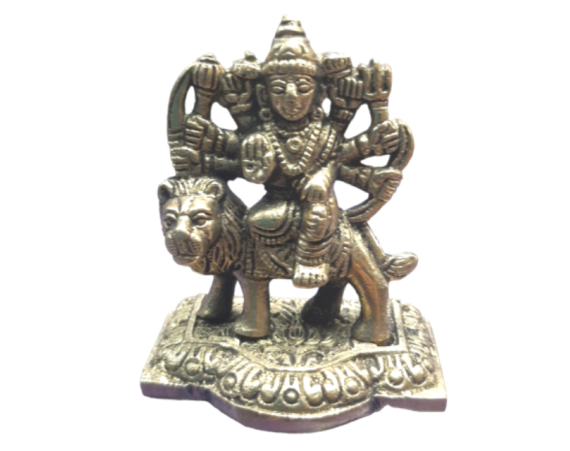 Durga Idol 2.5" (Brass)