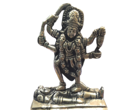 Mahakali Idol 4.5" (Brass)